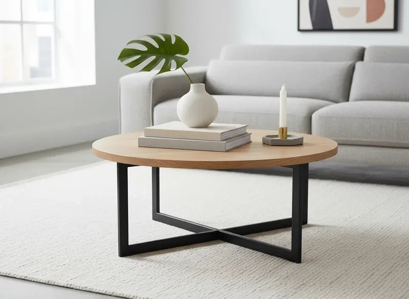 שולחן סלון עגול