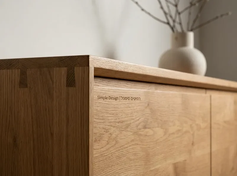 פרט של עץ טבעי איכותי